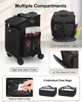 Relavel adjustable dividers in main compartment for customizable tool storage