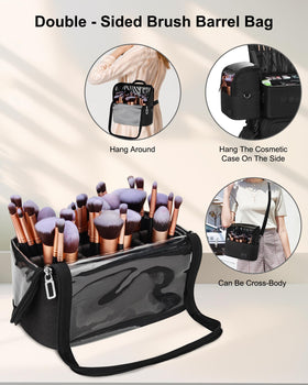 Relavel adjustable dividers customize storage for cosmetics, tools, and gadgets.
