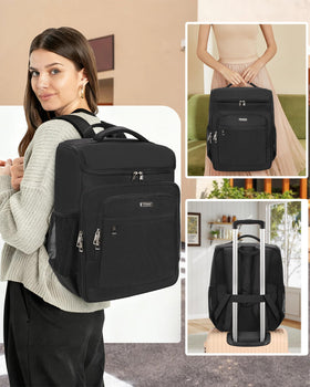 Relavel barber bag luggage strap allows easy transport with luggage