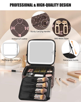 Relavel 2000mAh battery powers the LED mirror for long use