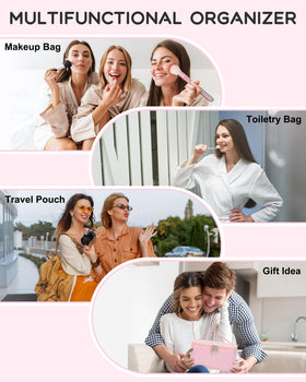 Relavel bottom storage space accommodates skincare and cosmetics