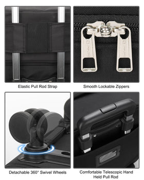 Relavel detachable portable cosmetic case keeps essentials organized on the go.