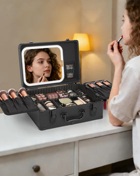 Relavel luxury travel makeup case presented as a premium gift option.