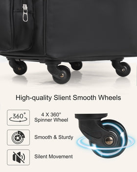 Relavel hairstylist travel bag with heat-insulation layer enables safe hot-tool transport