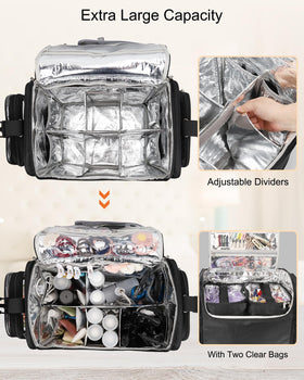 Relavel interior with adjustable dividers lets you customize space