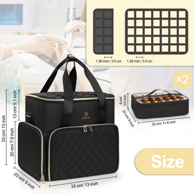 Relavel bag features large zippered pocket and side tool pockets