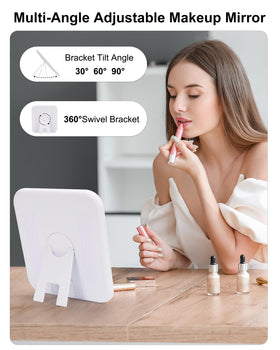 Relavel LED mirror powered by 2000mAh battery for extended use