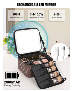 Relavel LED mirror with three color modes for accurate lighting