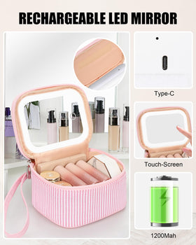 Relavel rechargeable battery feature for extended touch-up sessions.