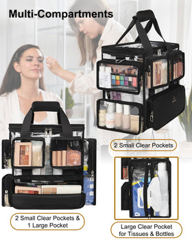 Relavel multi-pocket organization with side and front pockets for quick access