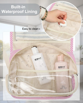 Relavel multipurpose travel bag doubles as wash bag and organizer.