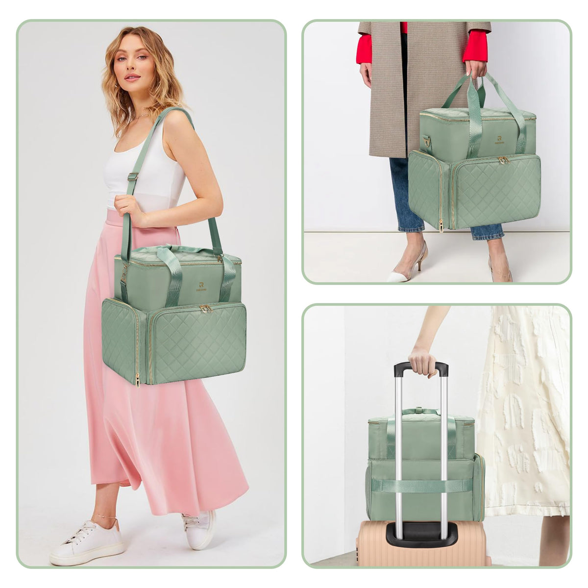 Relavel nail polish organizer luggage strap for travel