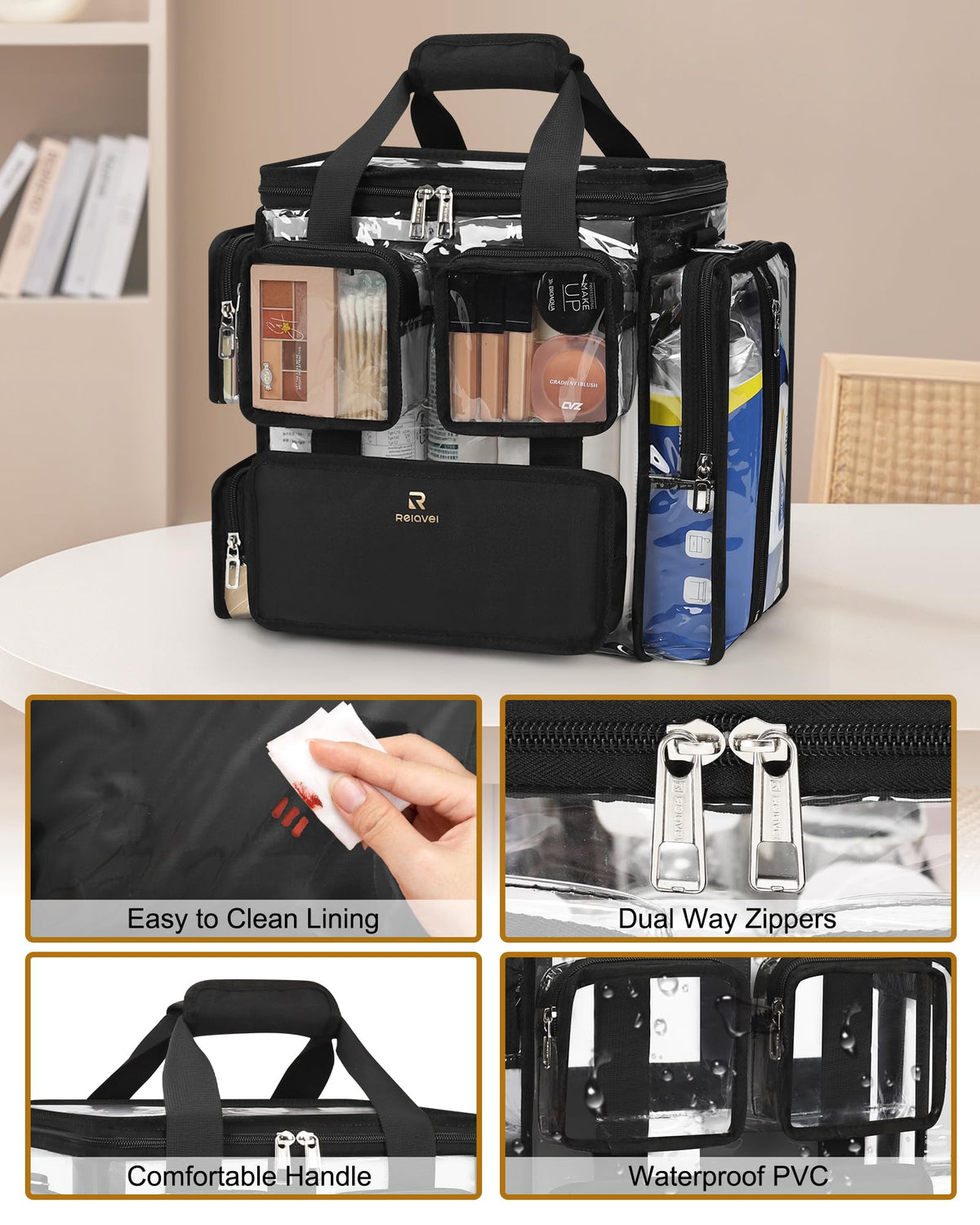 Relavel professional MUA kit ready for studio travel or on site jobs