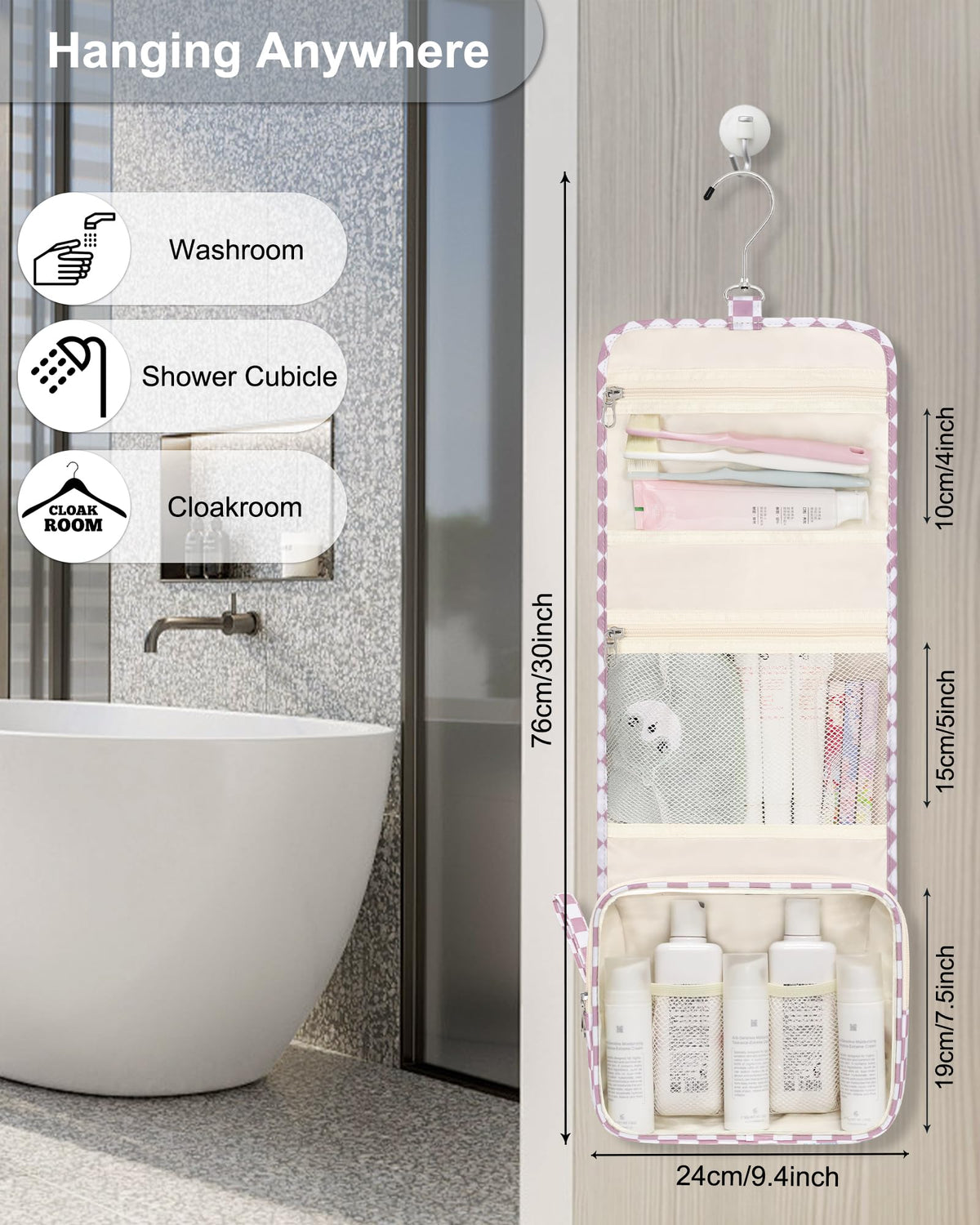 Relavel fold-out design providing full visibility and quick access to essentials.