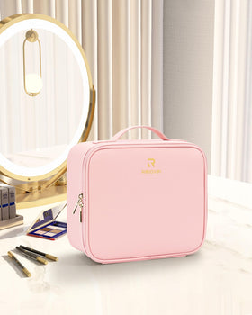 Relavel Travel Makeup Train Case durable Oxford fabric for everyday use