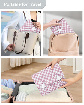 Relavel waterproof material protects contents from spills during travel and outdoor use.