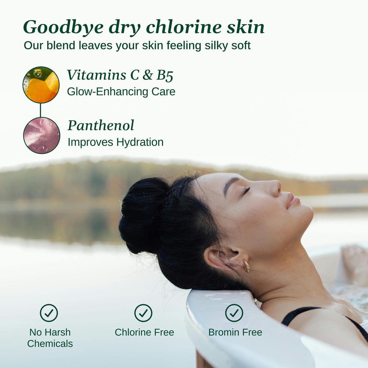 Relax Spa & Bath salts dissolving in water showing quick dispersion.