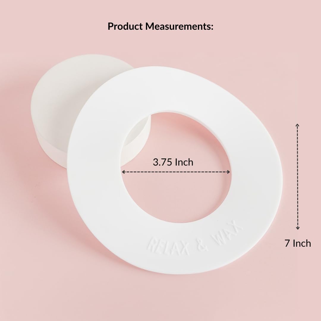 Relax & Wax clean-workspace collar keeps countertops free of wax drips.