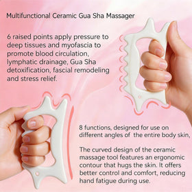 RelaxaX ceramic gua sha with cold/hot use for soothing sessions.