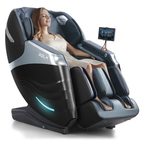 RELX massage chair full body view showing complete coverage and kneading action
