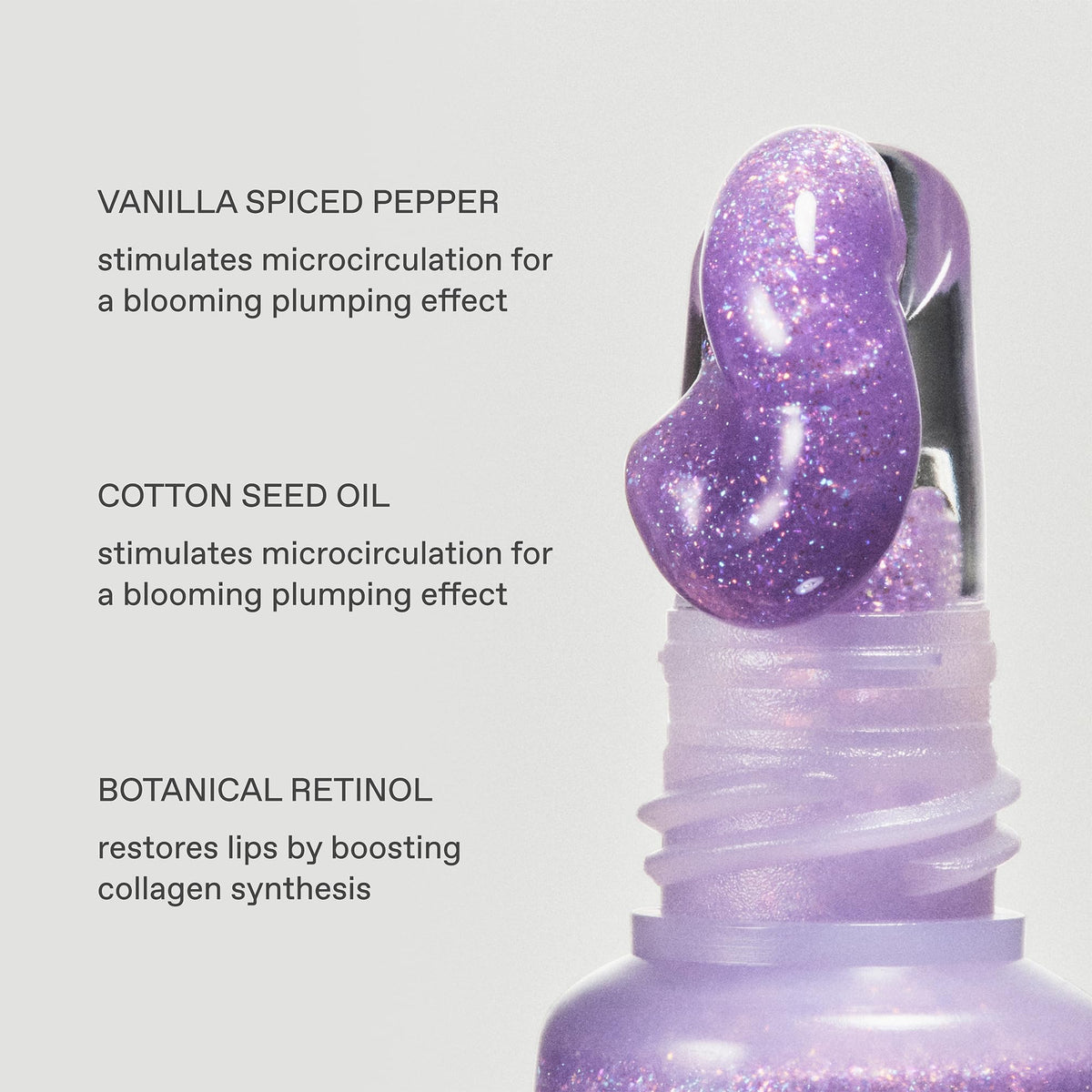 R.E.M. Beauty On Your Collar applicator brush for precise color and shine.