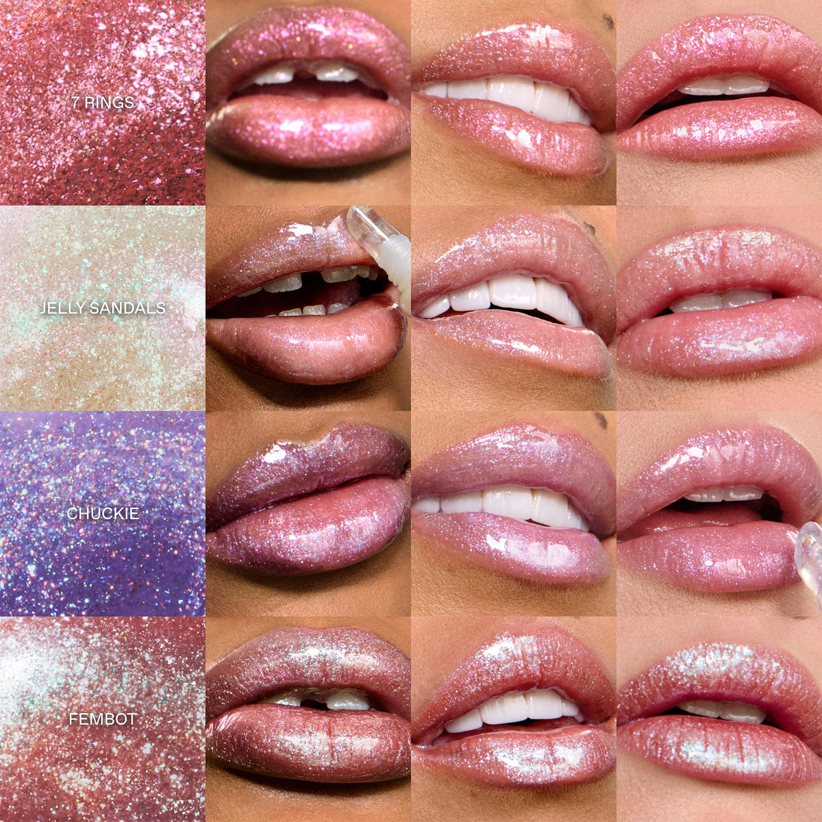 R.E.M. Beauty On Your Collar duochrome shimmer enhances multidimensional gloss.