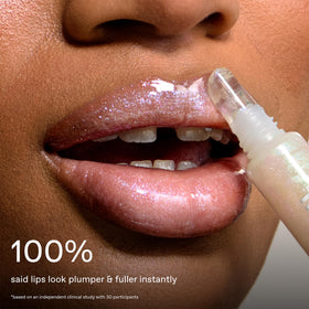 R.E.M. Beauty On Your Collar hydration closeup shows comfortable wear.