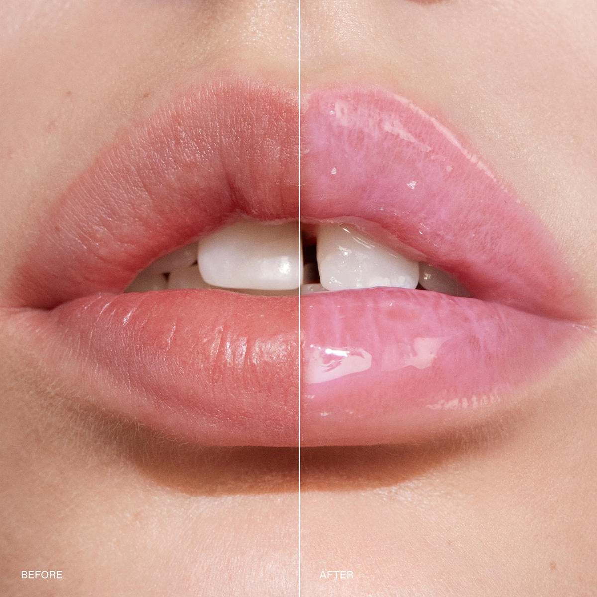 r.e.m. beauty Skinny Dipped sheer color reveals subtle juicy tint for plump-looking lips.