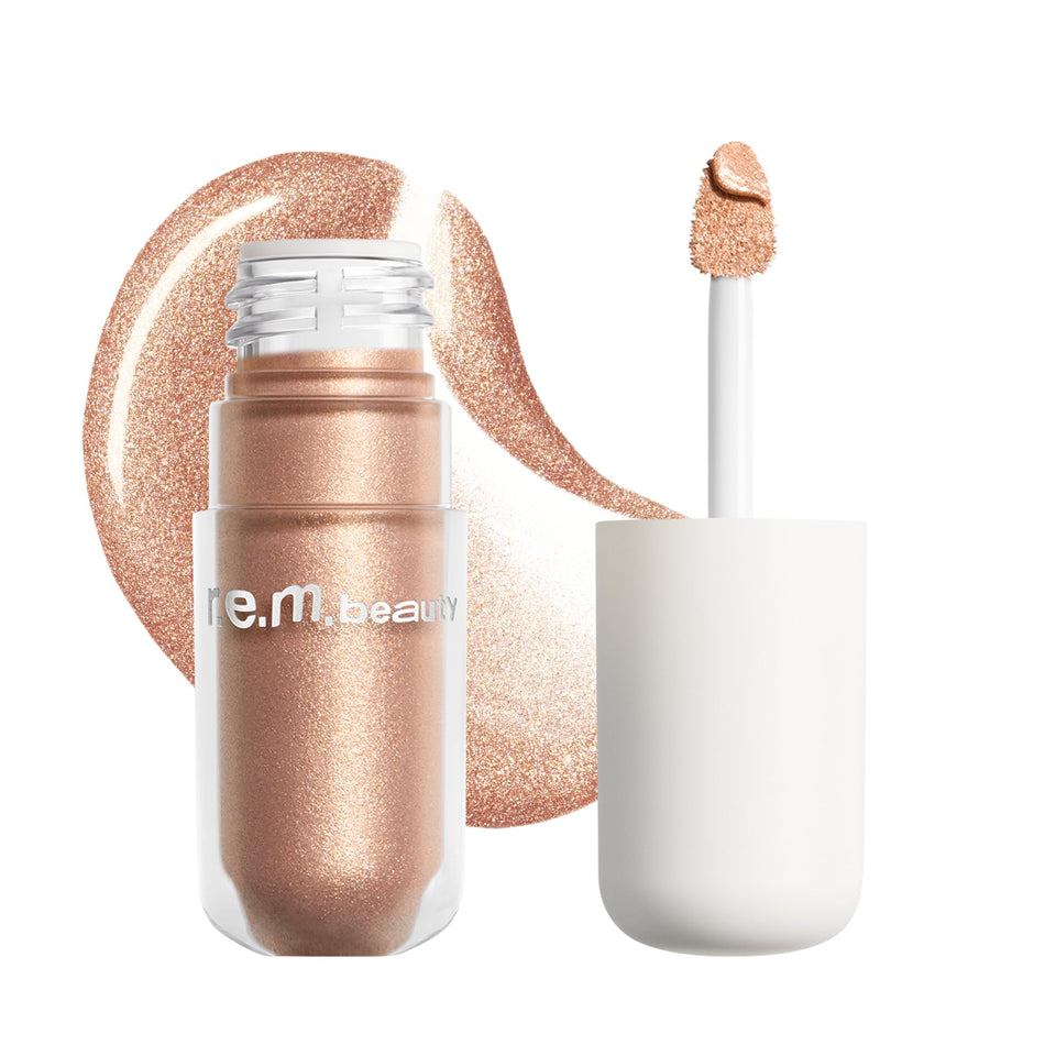 r.e.m. beauty Starlet Lustrous Eyeshadow Comet packaging showcasing premium design