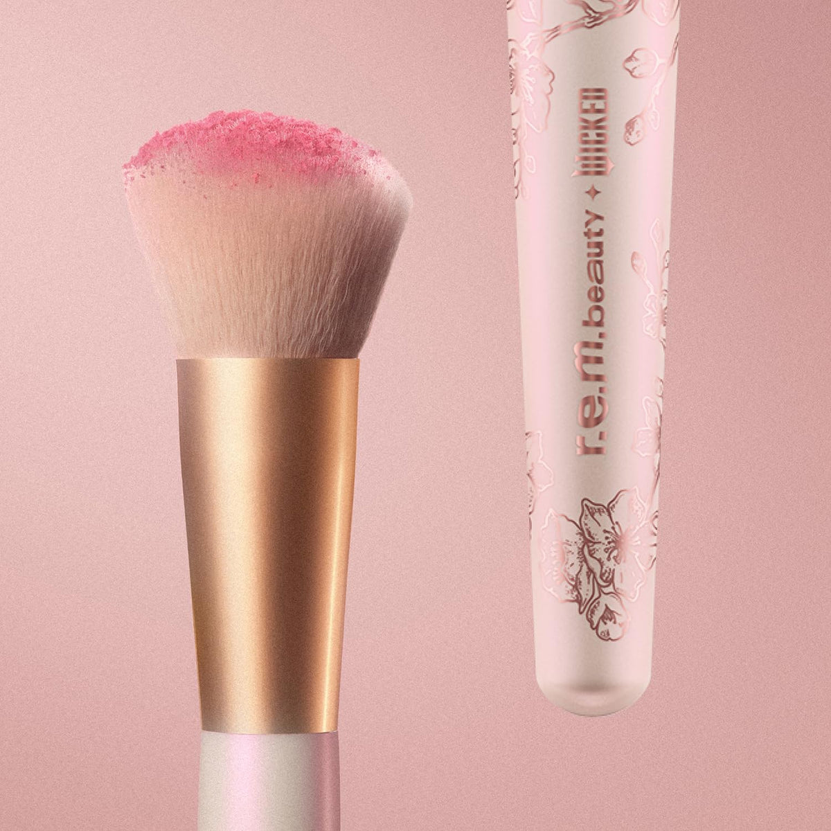 Rem Beauty Wicked Cherry Blossom Brush ideal for daily makeup routines.