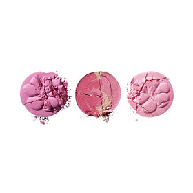 Rem Beauty Wicked for Good blush swatches reveal three shades for customizable intensity.