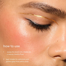 Rem Beauty Wicked for Good duo-chrome finish adds dimension and radiance.