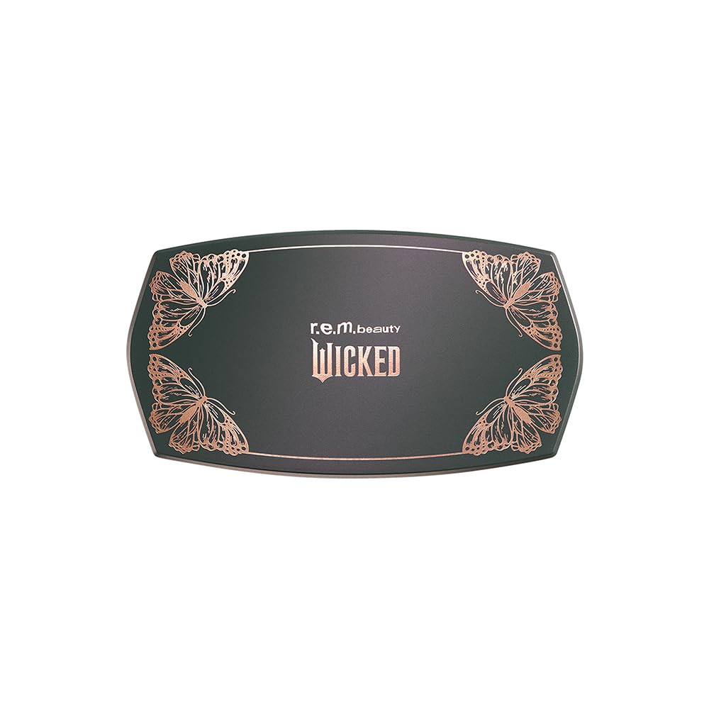 Rem Beauty Wicked Ozian Forest palette compact packaging for travel-friendly use.