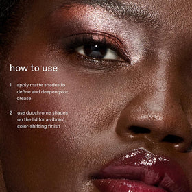Rem Beauty Wicked Ozian Forest palette deep silver shade adds cool contrast for smoky eyes.