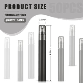 Remerry 10ml frosted plastic spray bottle closeup highlights premium feel and leakproof cap.