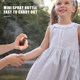 Remerry travel-friendly mini spray bottle in hand shows compact, portable perfume solution.