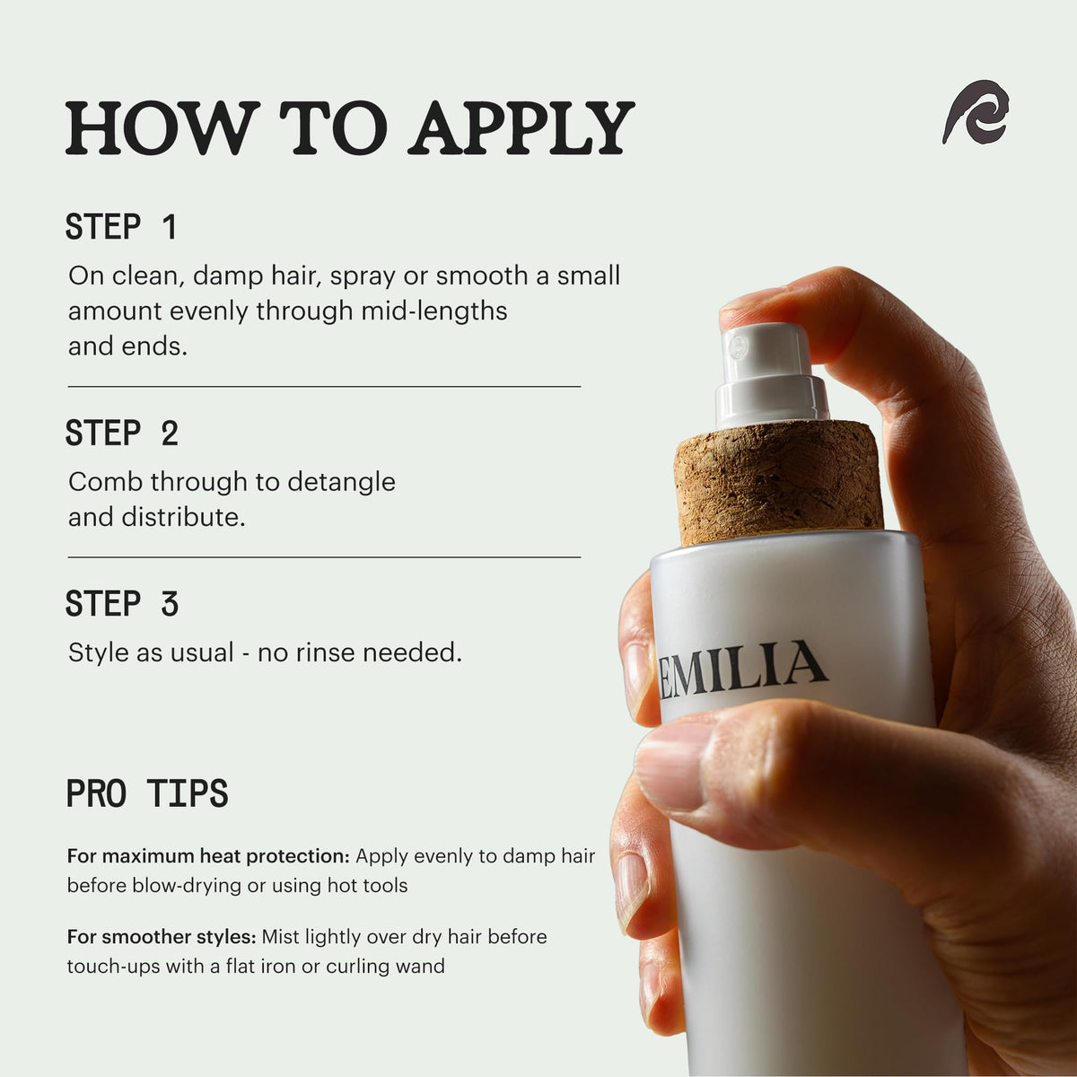 Remilia Rice & Shine color-retention helps color-treated hair appear vibrant.