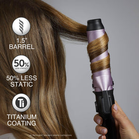 Remington Anti-Static technology reduces flyaways for a sleeker look.