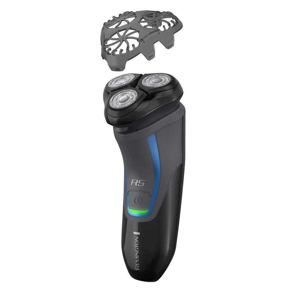 Remington PR1362C cordless shaver with titanium twintrack blades for sharp, durable performance.