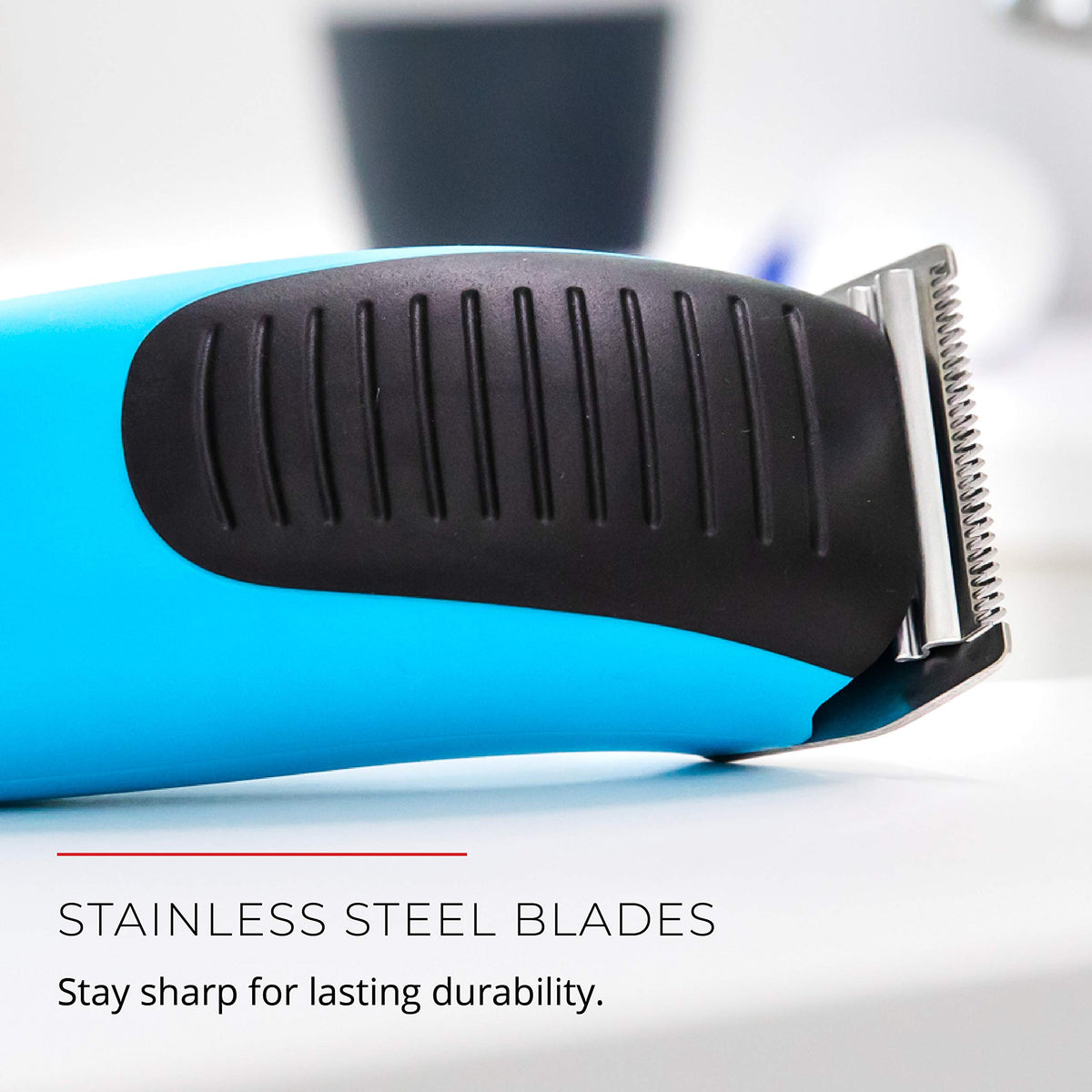 Remington Kids Haircut Kit low vibration motor for kid-friendly grooming sessions.