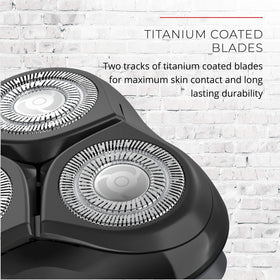 Remington PR1362C precision-plus heads capture long hairs and short stubble clearly.