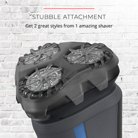 Remington PR1362C WETech enables wet and dry shaving with gel or foam.