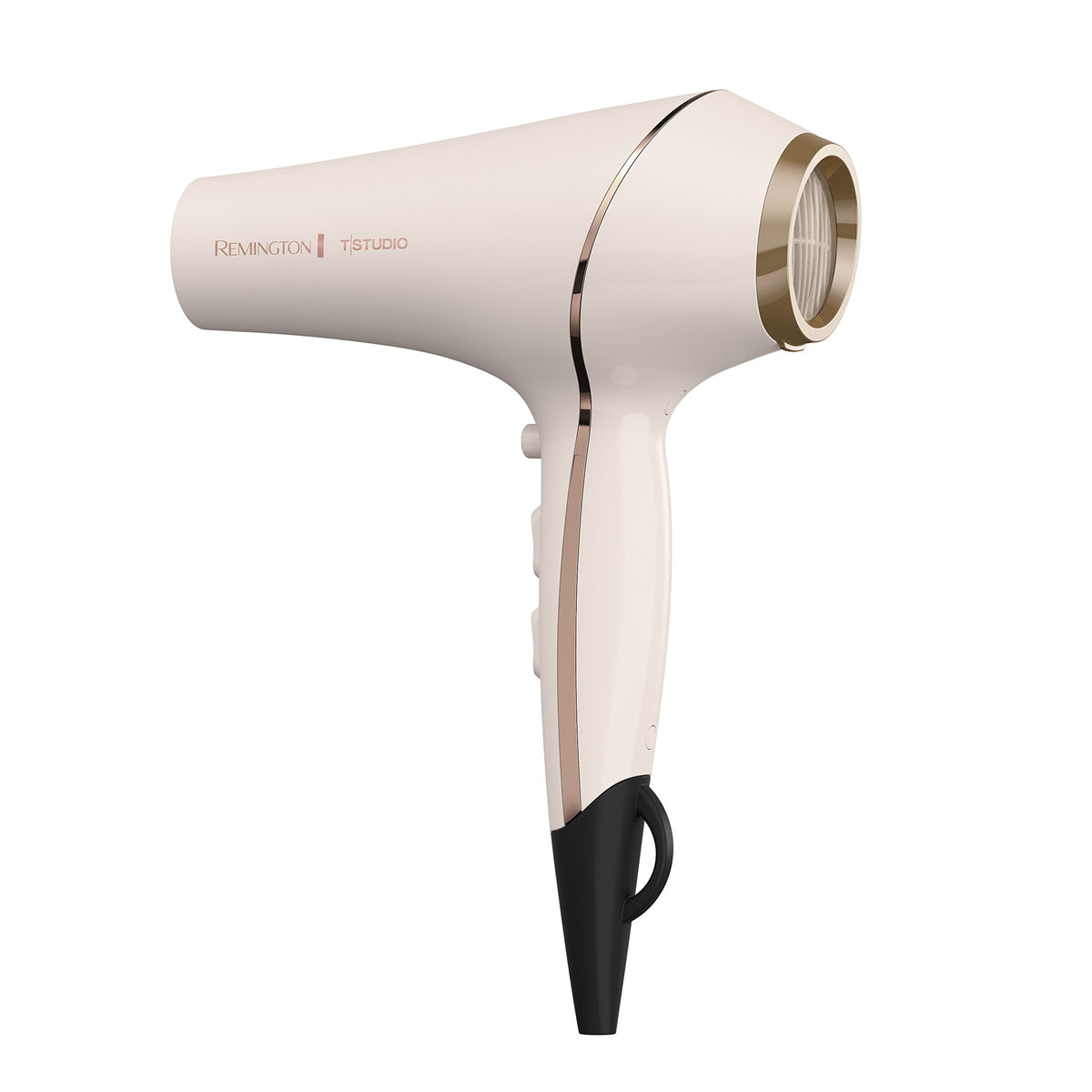 Diffuser attachment on Remington Pro Ionic Hair Dryer for defined curls