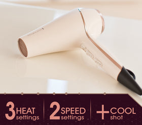 Side view of Remington Pro Ionic Hair Dryer highlighting ergonomic design