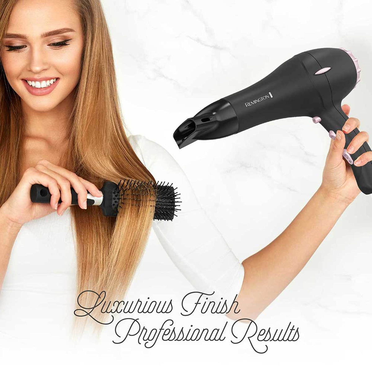 Remington Pro Pearl Ceramic technology close-up shows embedded micro-conditioners.