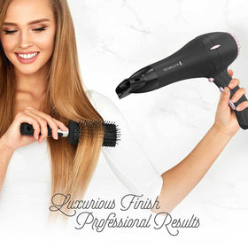 Remington Pro Pearl Ceramic technology close-up shows embedded micro-conditioners.