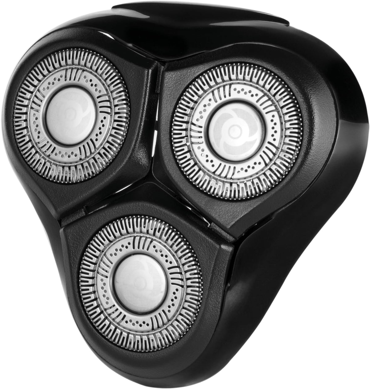 Remington R4 head closeup with dual blades for a smoother shave.