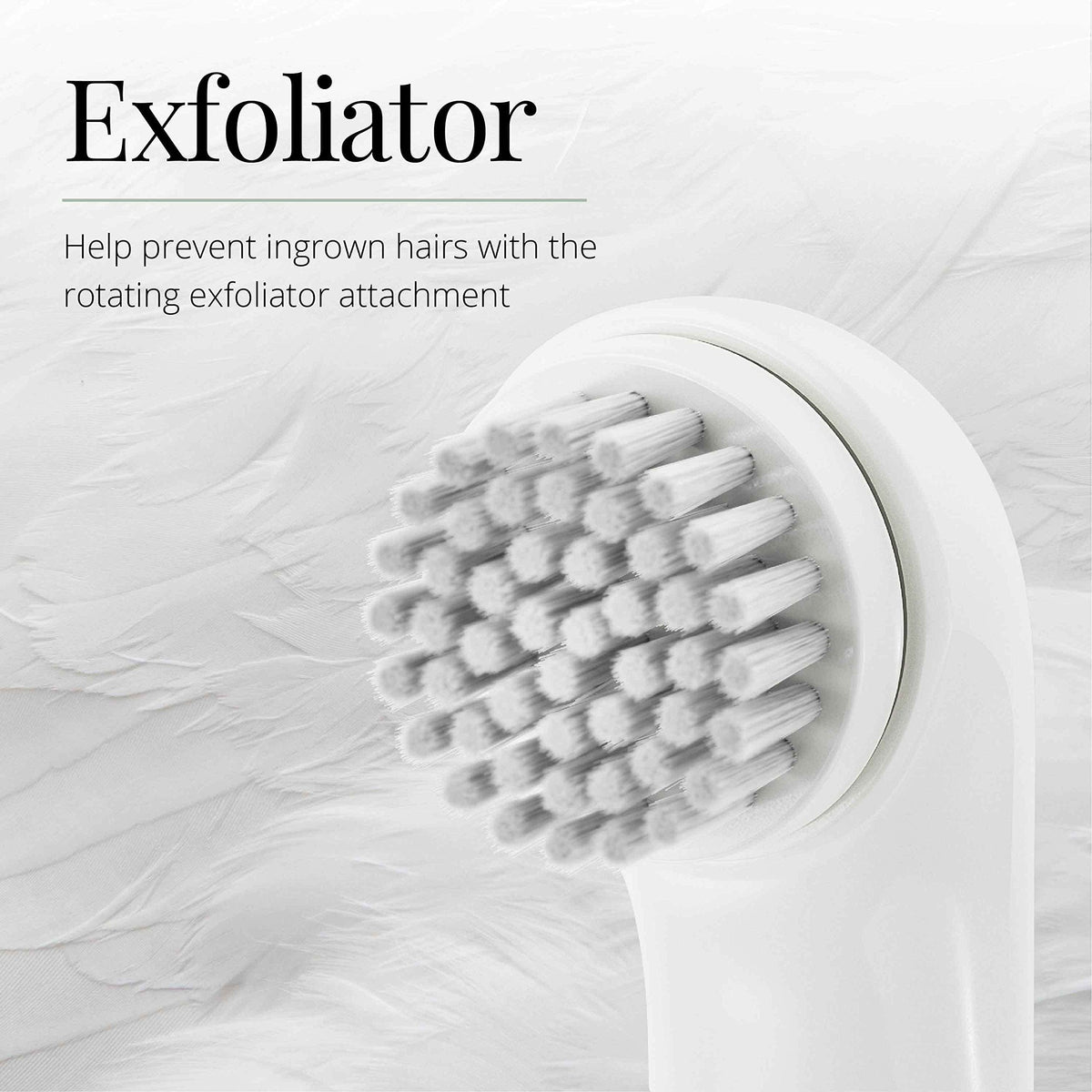 Remington Smooth & Silky rotating exfoliator brush enhances skin texture