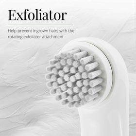Remington Smooth & Silky rotating exfoliator brush enhances skin texture