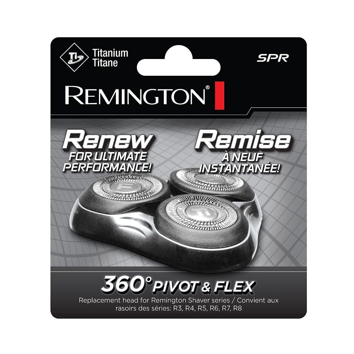 Remington SPRCDN universal rotary replacement shaver head for a smooth shave and easy maintenance
